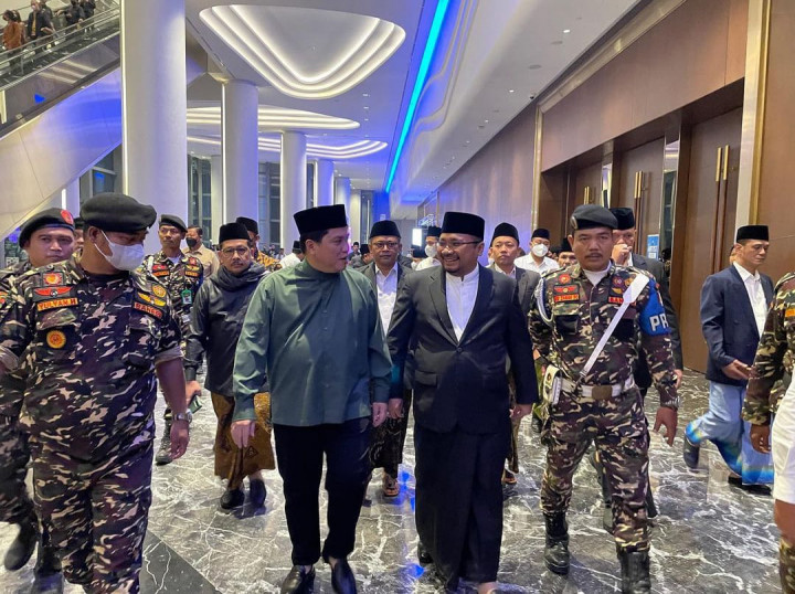 Peringatan HSN, Gus Yaqut Jadikan Erick Thohir Role Model Bagi Para Santri