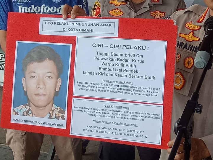 Polisi Sebar Foto Identitas Pelaku Penusuk Anak Hingga Tewas di Cimahi