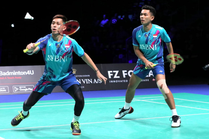 Sengit, Fajar/Rian Tekuk Marcus/Kevin di Final Denmark Open