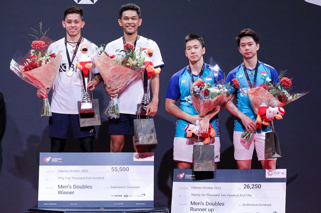 Gagal Menjuarai Denmark Open, Marcus/Kevin tetap Bangga