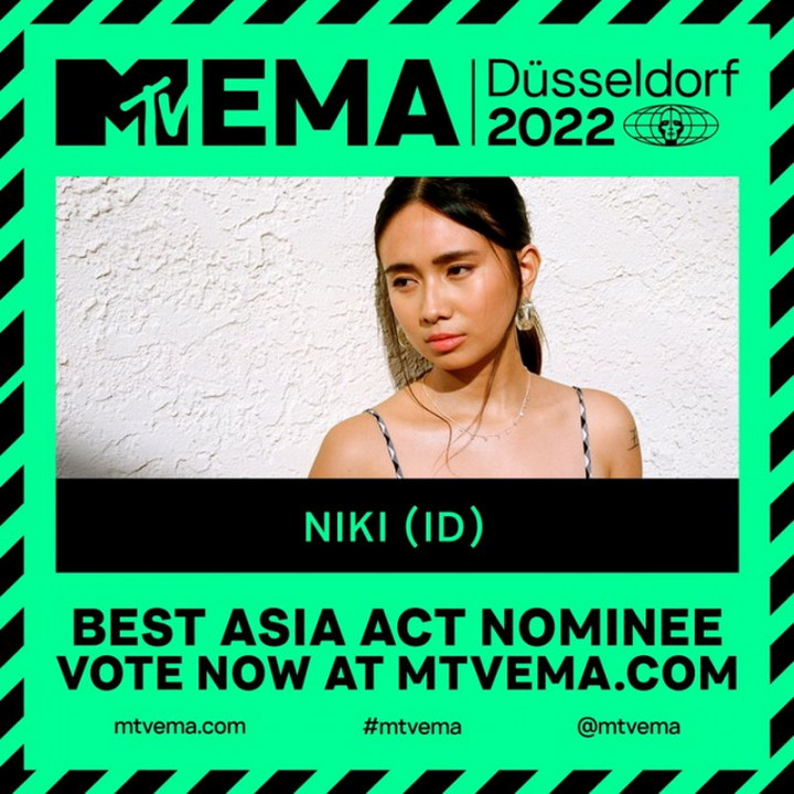 Niki Zefanya Masuk Nominasi MTV Europe Music Awards, Ayo Kita Vote!