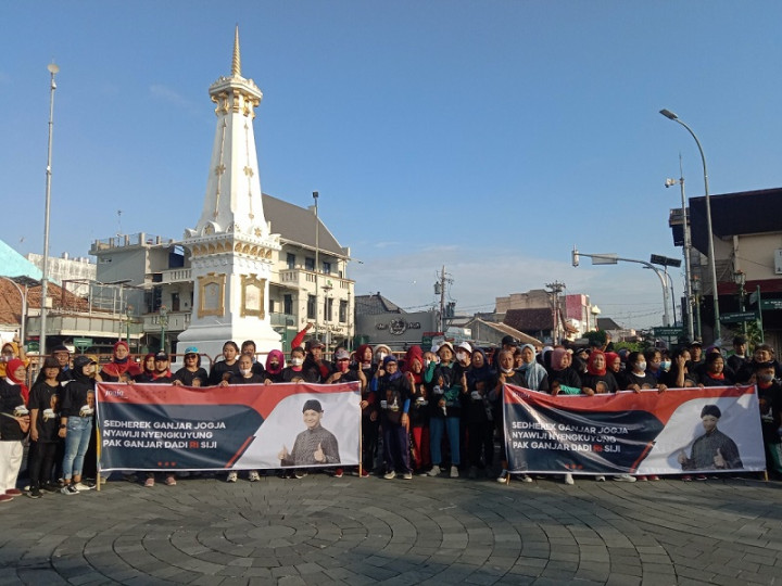 Ratusan Warga Yogyakarta Menyuarakan Dukungan untuk Ganjar