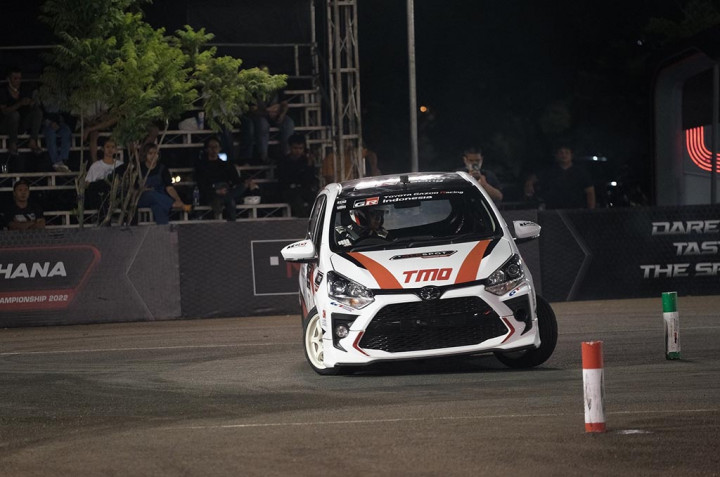 Modal Toyota Agya Bisa Juara Kejurnas Slalom 2022