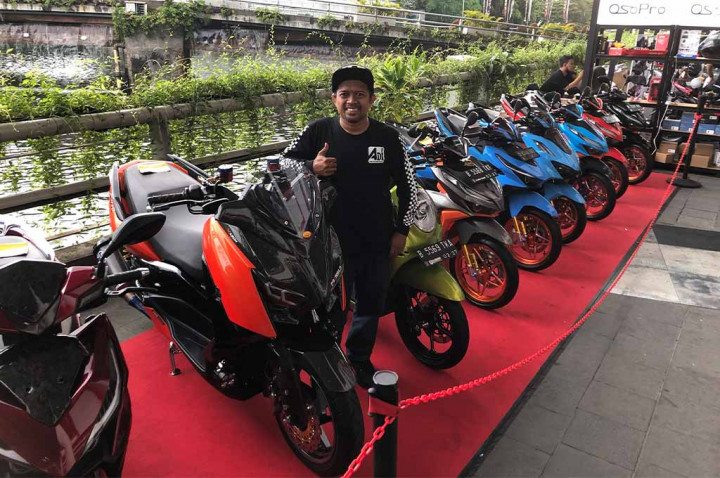 Kontes Modifikasi Motor Mejeng di Mall? Adi Pro: Konten Unik Buat Pengunjung