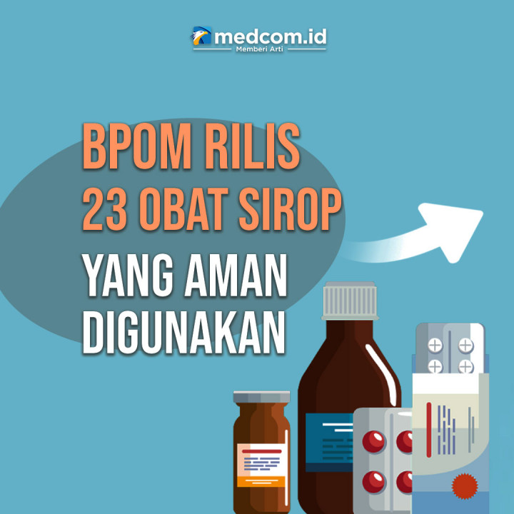 BPOM Rilis 23 Obat Sirop yang Aman Digunakan