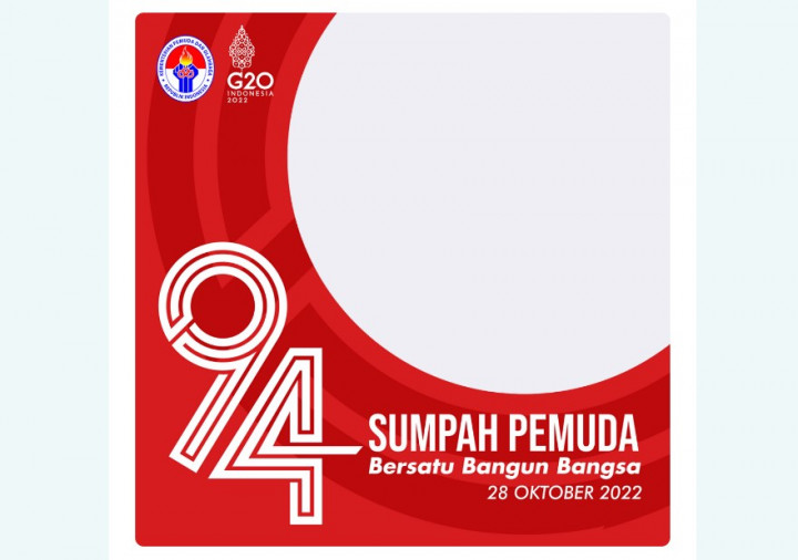 Kumpulan Twibbon Hari Sumpah Pemuda 2022, Lengkap dengan <i>Link Download</i>