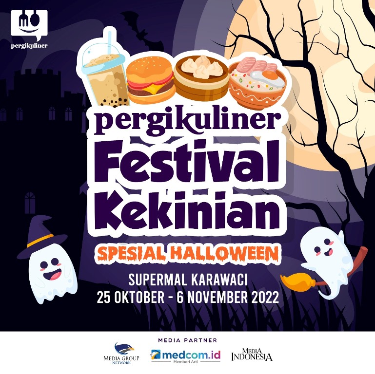 PergiKuliner Festival Kekinian diselenggarakan di Grand Atrium, Supermal Karawaci, Tangerang, pada 25 Oktober–6 November 2022 (Foto:Dok)