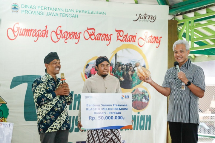 Ganjar Optimistis Petani Milenial Bisa Wujudkan Kedaulatan Pangan