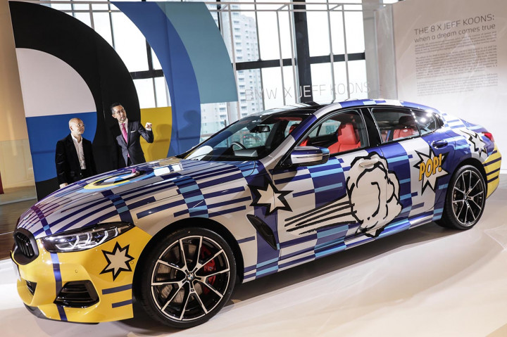 Penampakan Mobil BMW Seri The 8 X Jeff Koons, Satu-satunya di Asia Tenggara