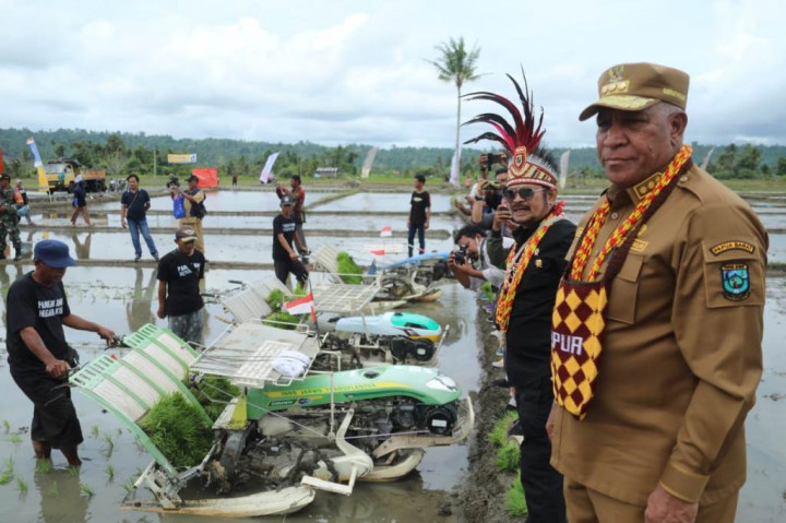 Wujudkan Ketahanan Pangan, Mentan Gelar Tanam Padi MT II 2022 di Papua