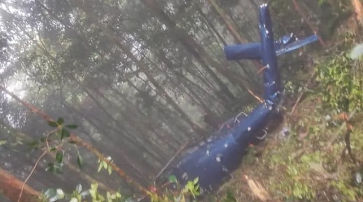 Helikopter Ditumpangi 6 Petugas Kesehatan Malaysia Jatuh, Seluruhnya Selamat