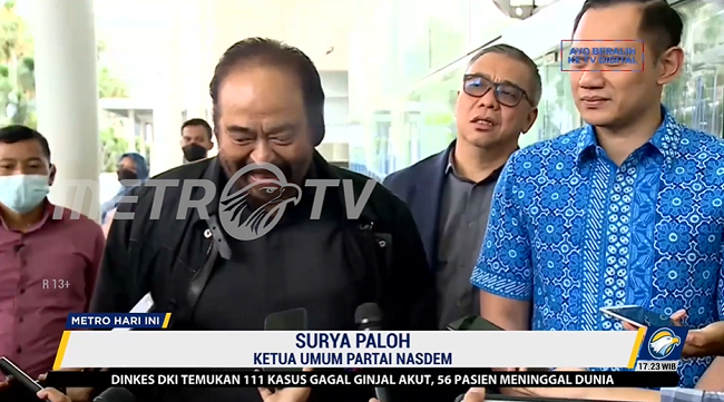 Pertemuan Surya Paloh dan AHY Untuk Memperkokoh Hubungan Antar Partai