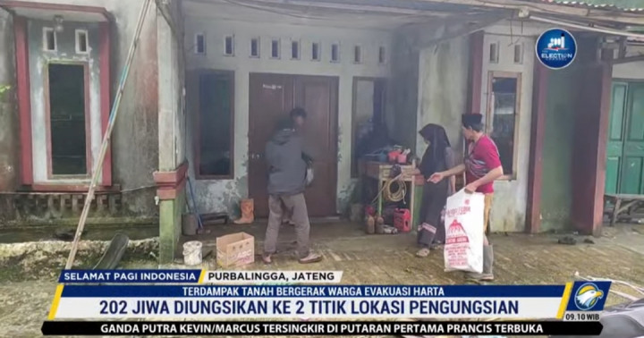202 Jiwa Dievakuasi Akibat Bencana Pergeseran Tanah di Purbalingga