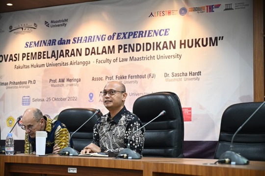 Dekan FH Unair Sebut Pendidikan Hukum Harus Berubah dan Adaptif Terhadap Perkembangan Zaman