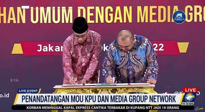 Media Group Network Teken MoU dengan KPU