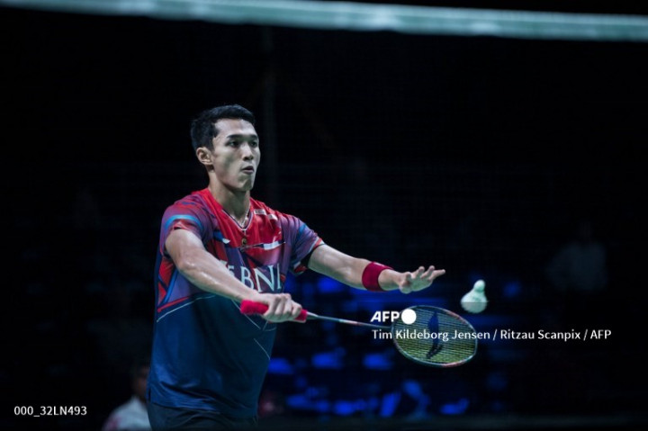 Duh, Jonatan Christie Terhenti di Perempat Final Karena Cedera Engkel