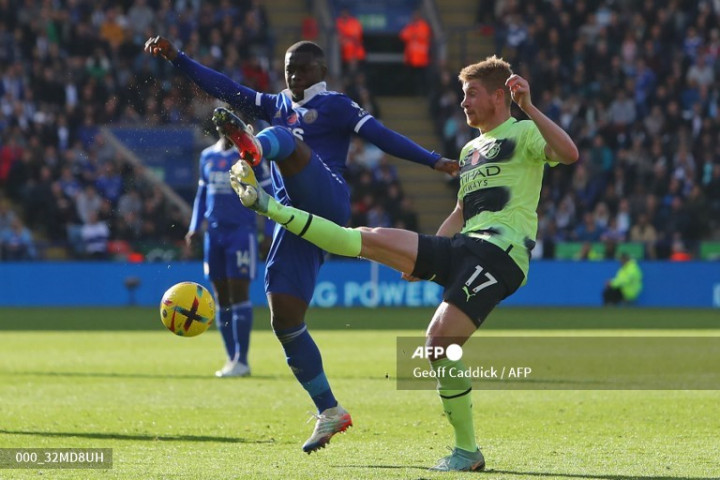 Manchester City Susah Payah Bungkam Leicester City