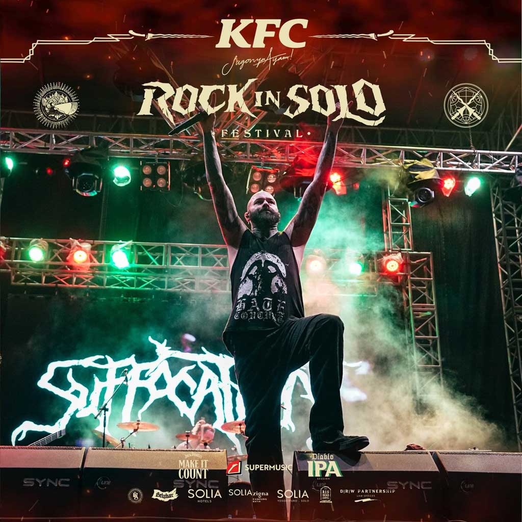 Suffocation di Rock In Solo (Foto: Instagram Rock In Solo)