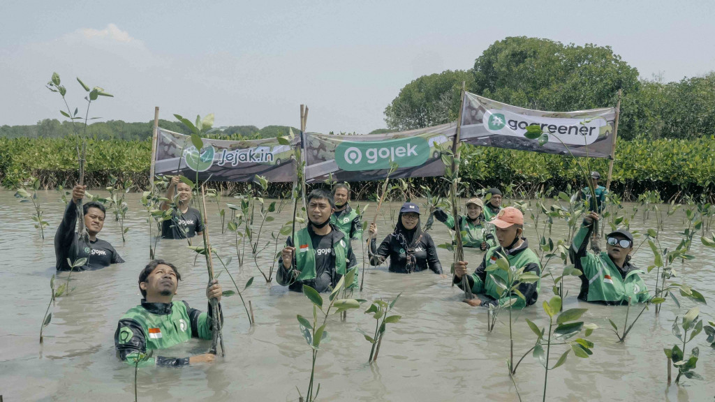 Pohon Kolektif Gogreener. Foto: Dokumen Gojek