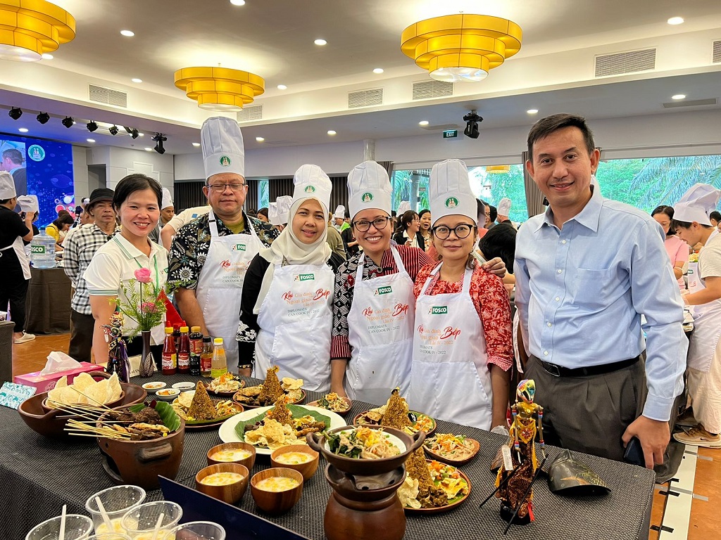 Tim Indonesia Raih Predikat Best Use of Spices di Diplomats Can Cook 2022