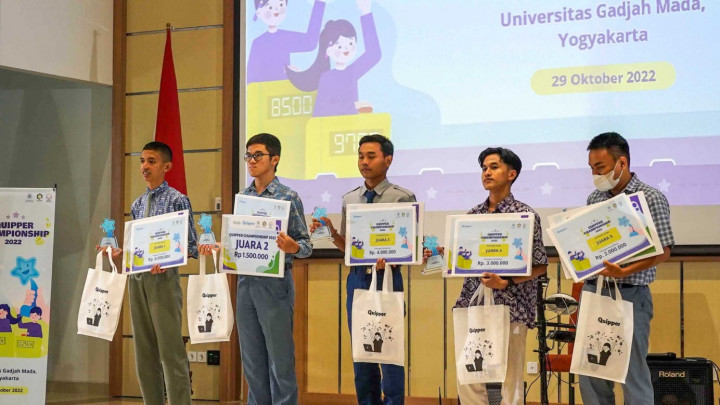 Digelar di UGM, Siswa SMAN 2 Balige Raih Juara Quipper Championship 2022