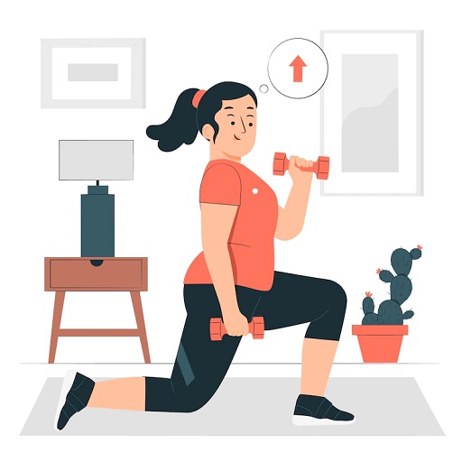 Orang dengan obesitas memerlukan latihan ini untuk memperbaiki masalah postur tubuh. (Foto: Ilustrasi. Dok. Freepik.com)