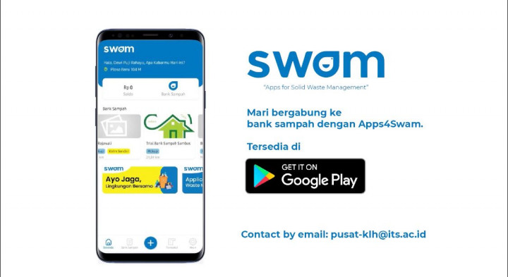 Permudah Interaksi Bank Sampah dan Nasabah, ITS Luncurkan Apps4Swam
