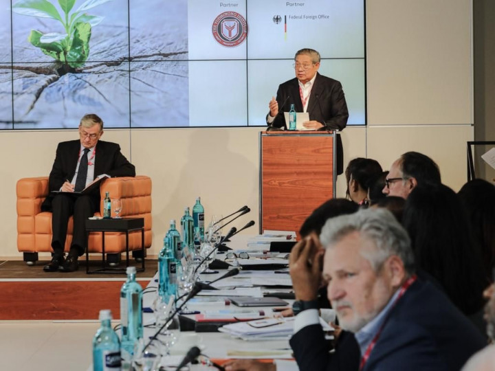 Dari Berlin, SBY Serukan Pemimpin Dunia Turunkan Ego dan Atasi Krisis Global