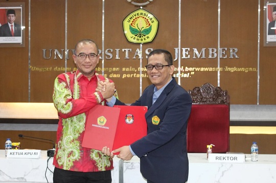 KPU Gandeng Unej Sukseskan Pemilu 2024