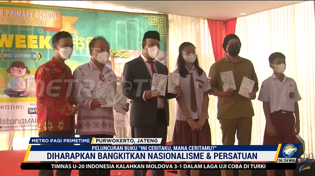 Andy Noya Apresiasi Puluhan Penulis Cilik di Purwokerto