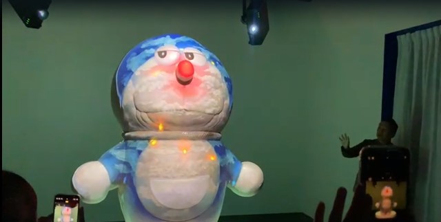 Ini jajaran seni terbaik Doraemon di National Museum of Singapore (Foto: Dok. Medcom.id/Yatin Suleha)