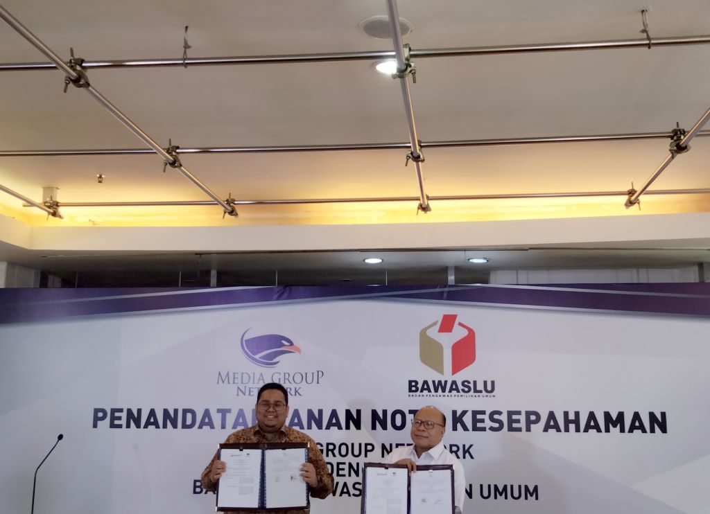 Bawaslu dan MGN Kolaborasi Berantas Hoaks pada Pemilu 2024