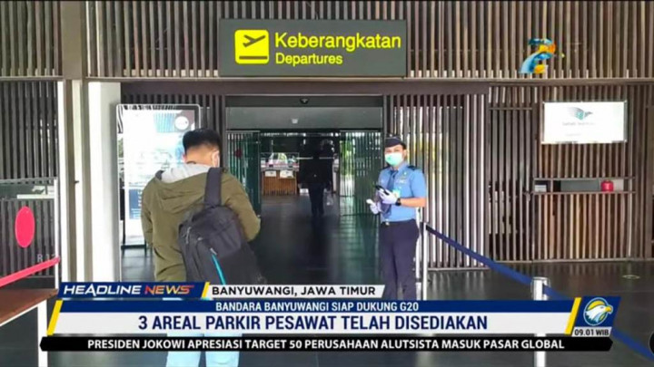 Siapkan 3 Area Parkir Dukung G20, Bandara Banyuwangi Masih Buka Penerbangan Reguler
