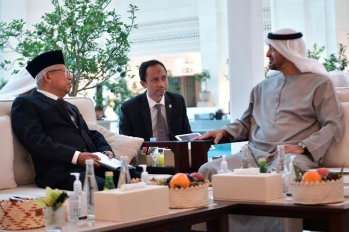 Ini Isi Pertemuan Ma'ruf Amin dengan Presiden UEA