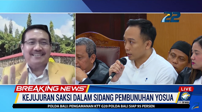 Pakar: Dalam Hukum Pidana Pertanggungjawaban Tetap Secara Individu