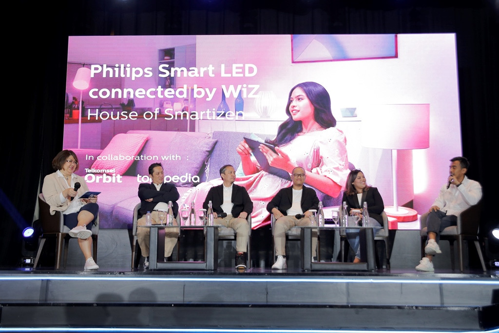 Talk Show peluncuran rangkaian produk terbaru lampu pintar terkoneksi, Philips Smart LED Connected by WiZ, sekaligus kampanye Philips Smartizen Get Lucky (PARTY) bagi konsumen Indonesia. (Foto: Dok: Signify)