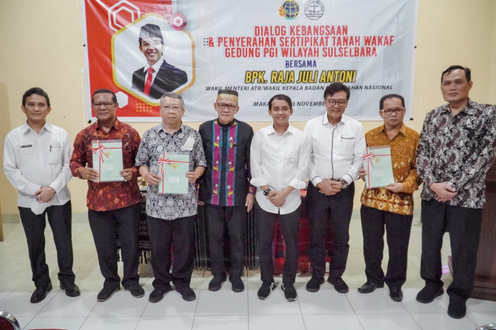 38 Tahun Menanti, Akhirnya PGI Sulsel Dapat Sertifikat Tanah