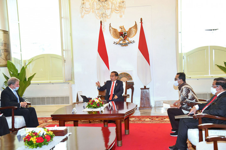 Momen Jokowi Terima Delegasi Boeing International
