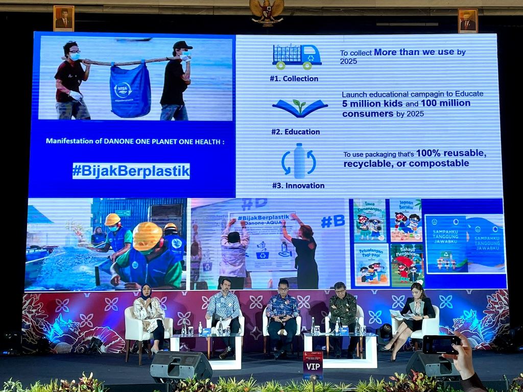 Acara Road to G20: “Beating Plastic Pollution from Source to Sea. (Foto: Danone Aqua)