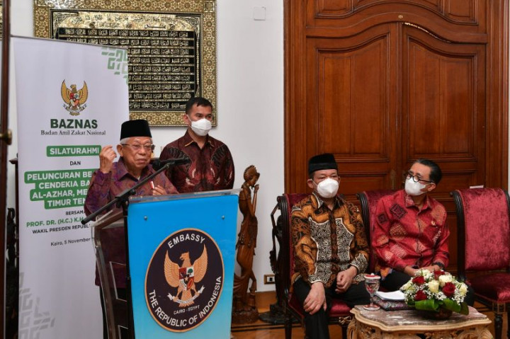 Di Mesir, Wapres Minta Diaspora Jadi Penghubung Jalur Rempah