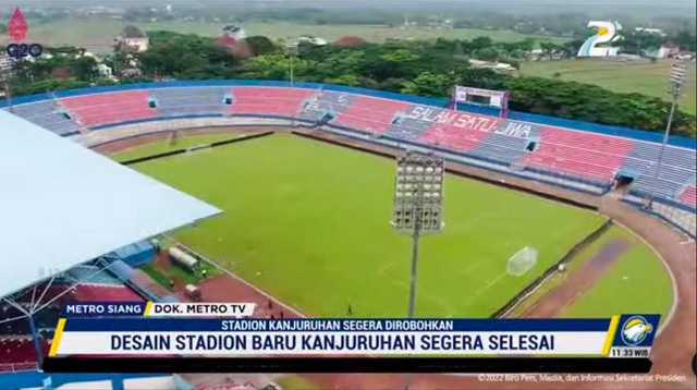 Stadion Kanjuruhan Bakal Dibangun Ulang Sesuai Standar FIFA
