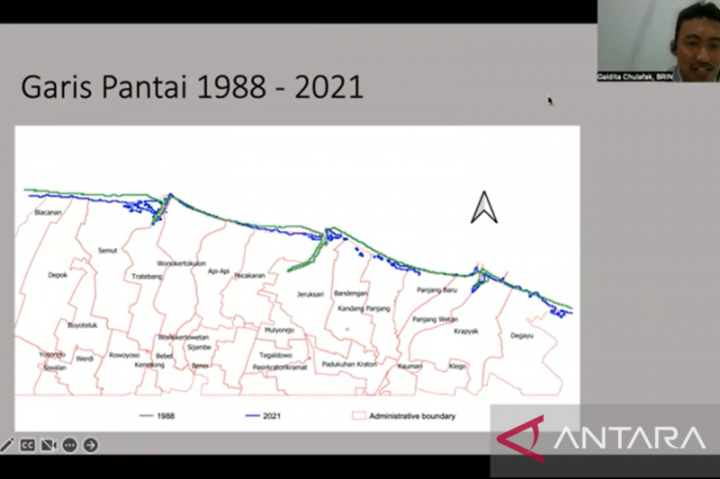Dusun Simonet Pekalongan Terancam Hilang Tersapu Rob