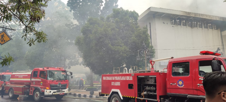 Gedung di Kompleks Balai Kota Bandung Terbakar