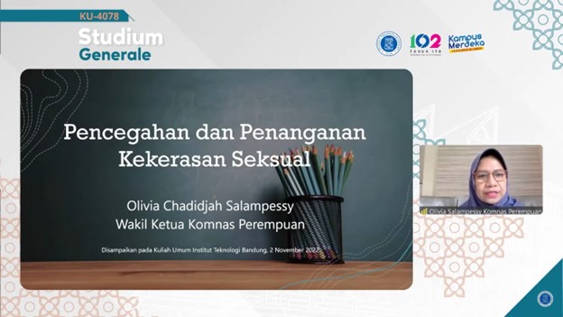 Wakil Ketua Komnas Perempuan Bagikan Tips Pencegahan dan Penanganan Kekerasan Seksual di ITB