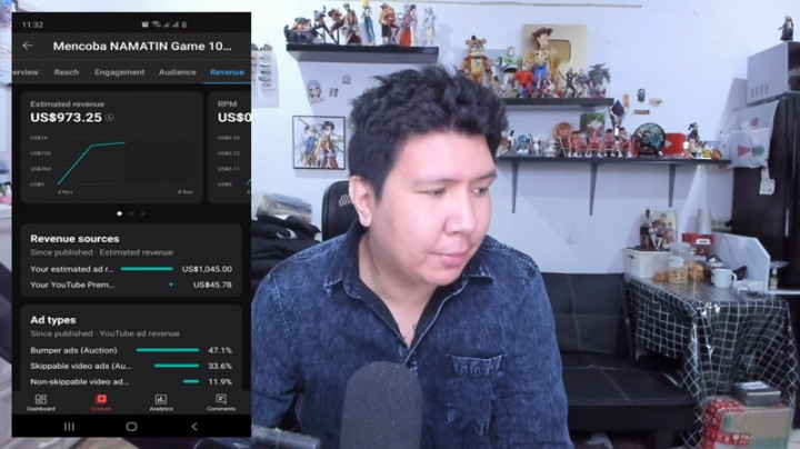<i>Live Streaming Namatin</i> Game Diam 10 Jam, Windah Basudara Dapat Duit Segini