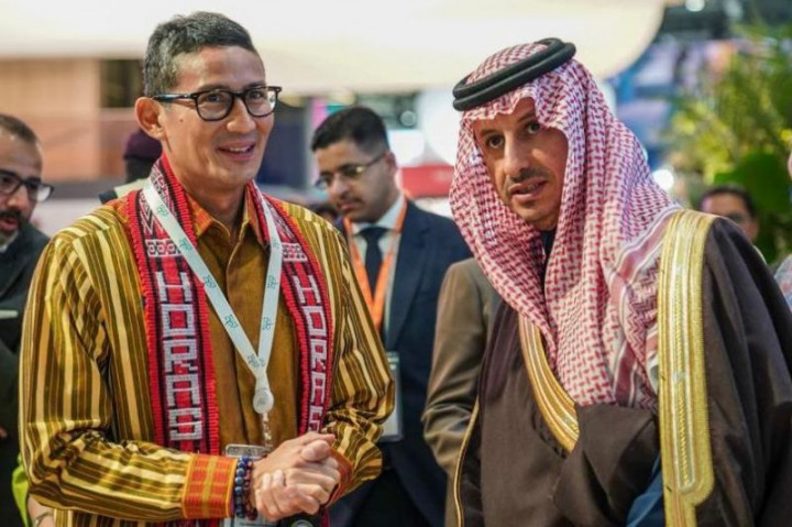 Temui Menteri Arab Saudi, Sandiaga Bahas Pariwisata Jemaah Umroh