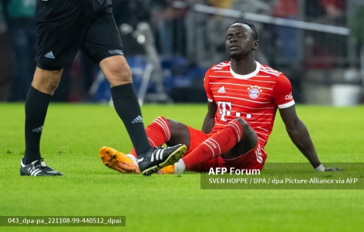 Waduh, Mane Cedera Lutut dan Terancam Absen di Piala Dunia 2022