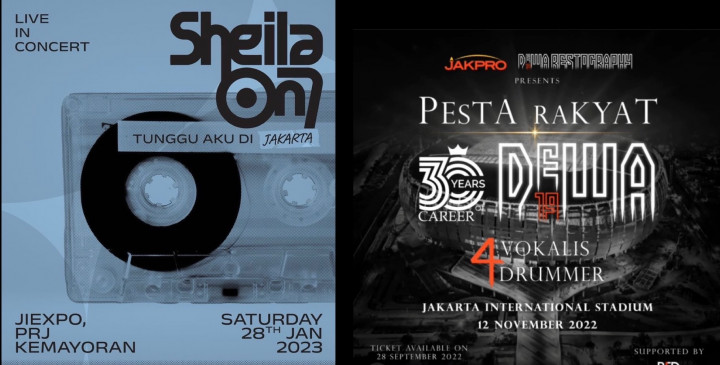 Daftar Penjualan Tiket Konser Musik di Indonesia yang Ludes dalam 'Sekejap'