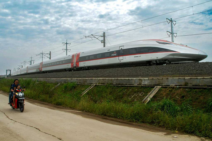 Persiapan Uji Dinamis Kereta Cepat Jakarta-Bandung