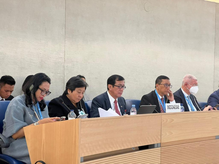 Menteri Yasonna Serahkan Laporan HAM Nasional ke Dewan HAM PBB